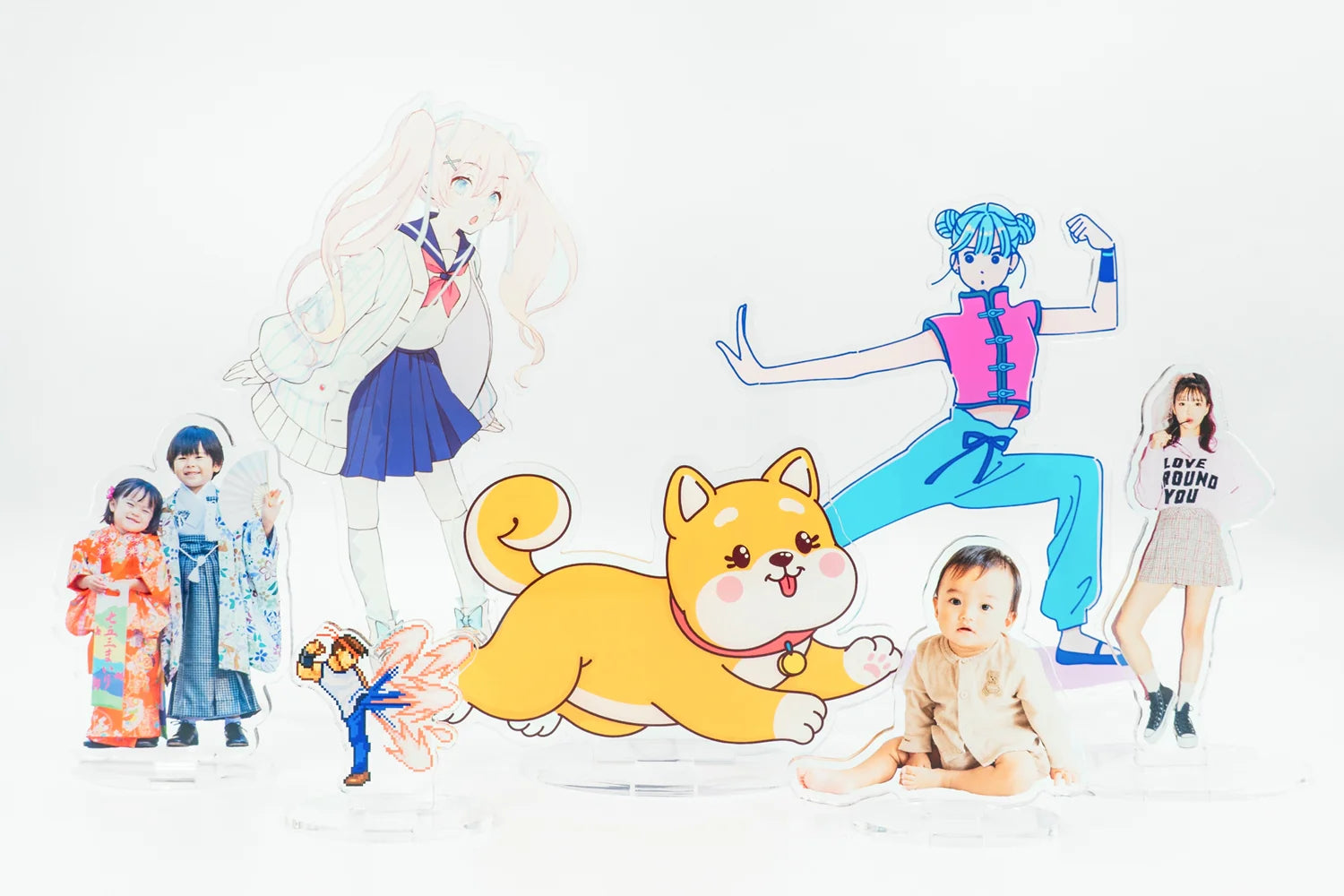 アクリルスタンド｜オリジナルグッズの作成はしまうまプラス