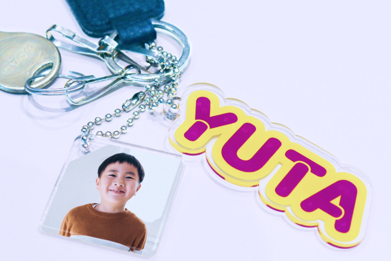 ネームキーホルダー｜しまうまプラス