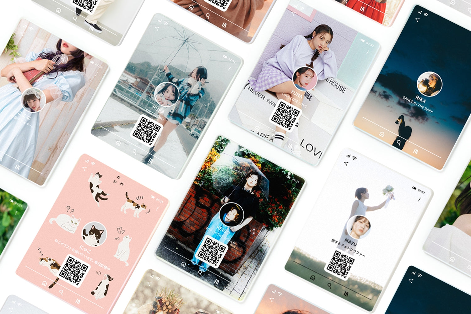 プロフィールカード｜しまうまプラス